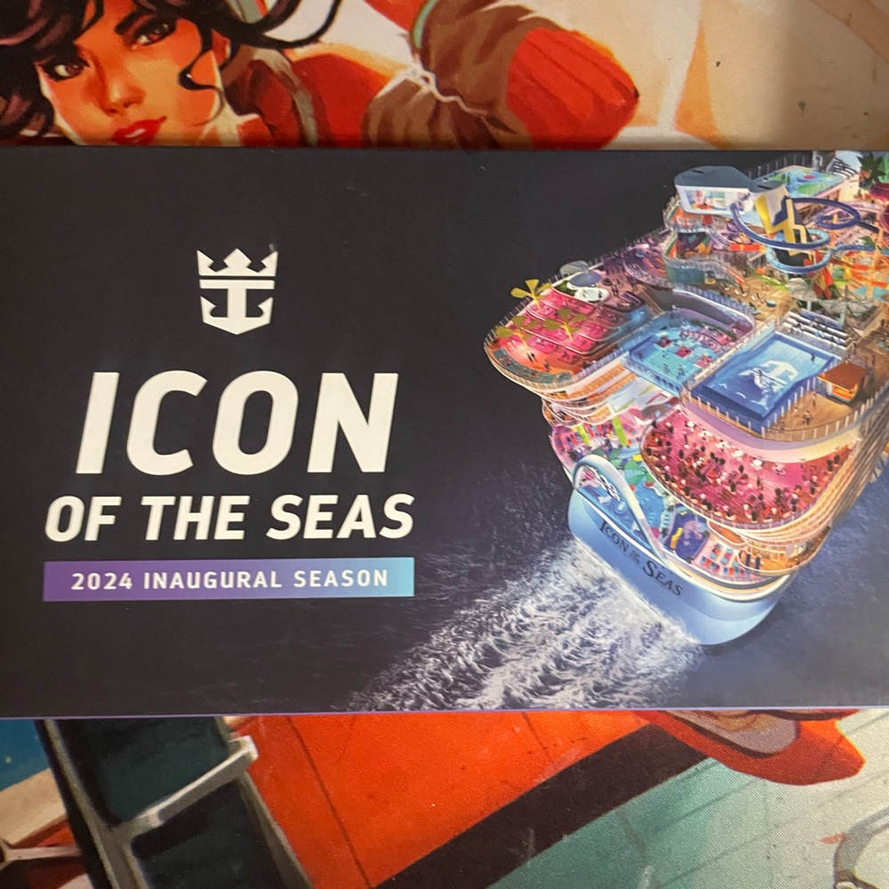 Royal Caribbean Icon of the Seas 2024 Inaugural Season Set of 10 Pins